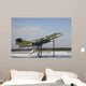 Preserved F-104g Starfighter with Wall Decal