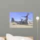 Mv-22 Osprey Taxiing Marine Wall Decal Design 1