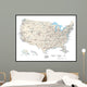 United States of America Map Wall Mural