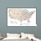United States of America Map Wall Mural