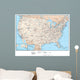 United States of America Map Wall Mural
