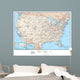 United States of America Map Wall Mural