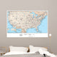 United States of America Map - USA Map Wall Mural