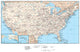 United States of America Map - USA Map Wall Mural