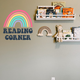 Reading Corner with Rainbow Wall Decal