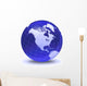 Stylized Earth Globe with Wall Decal Design 8