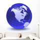 Stylized Earth Globe with Wall Decal Design 8