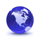 Stylized Earth Globe with Wall Decal Design 8