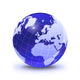 Stylized Earth Globe with Wall Decal Design 7