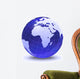 Stylized Earth Globe with Wall Decal Design 6