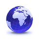 Stylized Earth Globe with Wall Decal Design 6