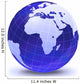 Stylized Earth Globe with Wall Decal Design 6