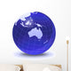 Stylized Earth Globe with Wall Decal Design 5