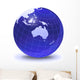 Stylized Earth Globe with Wall Decal Design 5