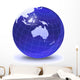 Stylized Earth Globe with Wall Decal Design 5