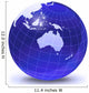 Stylized Earth Globe with Wall Decal Design 5