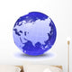 Stylized Earth Globe with Wall Decal Design 4