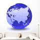 Stylized Earth Globe with Wall Decal Design 4