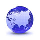 Stylized Earth Globe with Wall Decal Design 4