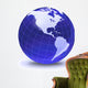 Stylized Earth Globe with Wall Decal Design 3