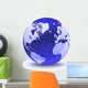 Stylized Earth Globe with Wall Decal Design 2