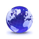Stylized Earth Globe with Wall Decal Design 2