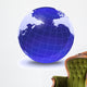 Stylized Earth Globe with Wall Decal Design 1
