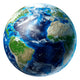 3D Rendering Planet Earth Wall Decal Design 22