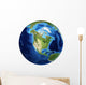 3D Rendering Planet Earth Wall Decal Design 21