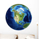 3D Rendering Planet Earth Wall Decal Design 21