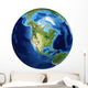 3D Rendering Planet Earth Wall Decal Design 21