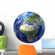 3D Rendering Planet Earth Wall Decal Design 18