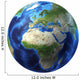 3D Rendering Planet Earth Wall Decal Design 18