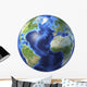 3D Rendering Planet Earth Wall Decal Design 16