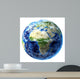 3D Rendering Planet Earth Wall Decal Design 13