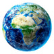 3D Rendering Planet Earth Wall Decal Design 13