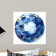 3D Rendering Planet Earth Wall Decal Design 8