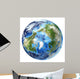 3D Rendering Planet Earth Wall Decal Design 7
