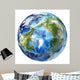3D Rendering Planet Earth Wall Decal Design 7