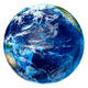 3D Rendering Planet Earth Wall Decal Design 5