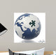 Earth Globe with Puzzle Wall Decal