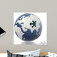 Earth Globe with Puzzle Wall Decal