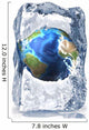 Planet Earth Frozen inside Wall Decal