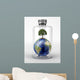 Planet Earth with Tree Wall Decal Design 2