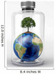Planet Earth with Tree Wall Decal Design 2