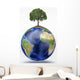 Planet Earth with Tree Wall Decal Design 1