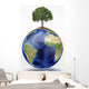Planet Earth with Tree Wall Decal Design 1