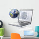 Planet Earth Globe Coming Wall Decal