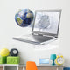 Planet Earth Globe Coming Wall Decal