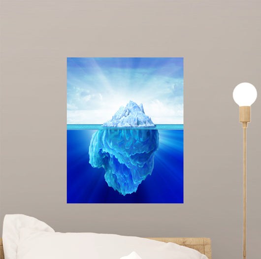 Solitary Iceberg Sea Wall Decal